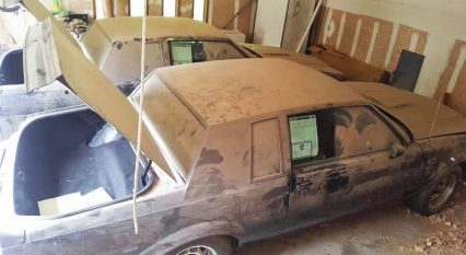 Two nearly new 1987 Buick Grand National ‘twins’ found in garage after 30 years
