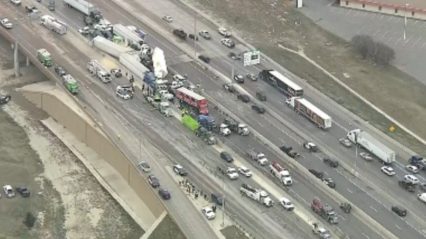 Deadly Pileup Involving as Many as 100 Cars Unfolds in Fort Worth, TX