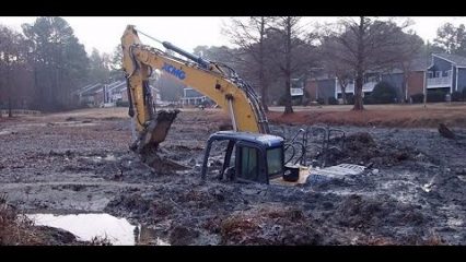 Insane Recovery Brings SUPER STUCK Excavator Back From a Grave