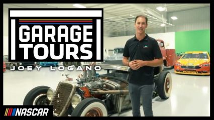 NASCAR Veteran Joey Logano Shows Off His Massive Ford Collection