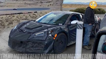 Spy Shots Indicate Chevrolet Has Been Secretly Testing C8 Z06 at the Track