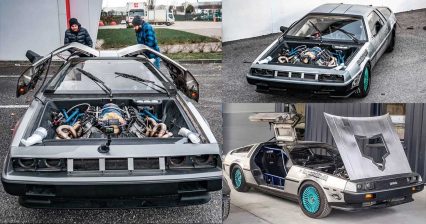 The Ultimate DeLorean Gets Front Engine Converted and LS Swapped