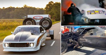 Tom Bailey’s Record Setting Drag Week Hot Rod Goes up in Flames Following Exhibition Run