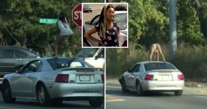 Woman Thrown in Jail After Viral Video Where She Twerked on Top of a Car