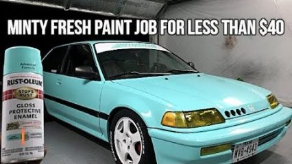 Buying THIS Special Rustoleum Makes For the Best Car Paint Job From a Can