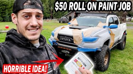 Could a $50 Roll on Paint Job Look Professional on a $50,000 Tacoma?