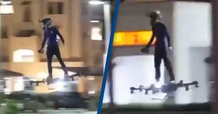 Trending Clip Shows Dude Ripping Through Streets on Real Hoverboard