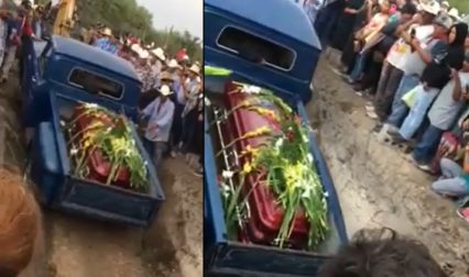 90 Year old buried with his beloved Truck