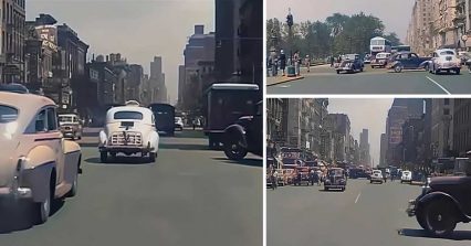 1940s New York Footage Remastered in Color is Basically a Time Machine to the Past