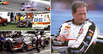 Dale Earnhardt Jumps Out of Ambulance at Daytona After Nasty Crash and Finishes the Race