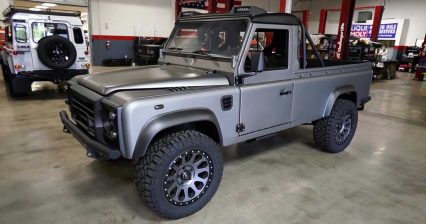 This Carbon Clad, LT1 Powered Land Rover Defender Might be the Coolest Ever