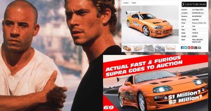 Original Orange Supra From “The Fast and the Furious” Heads to Auction This Weekend
