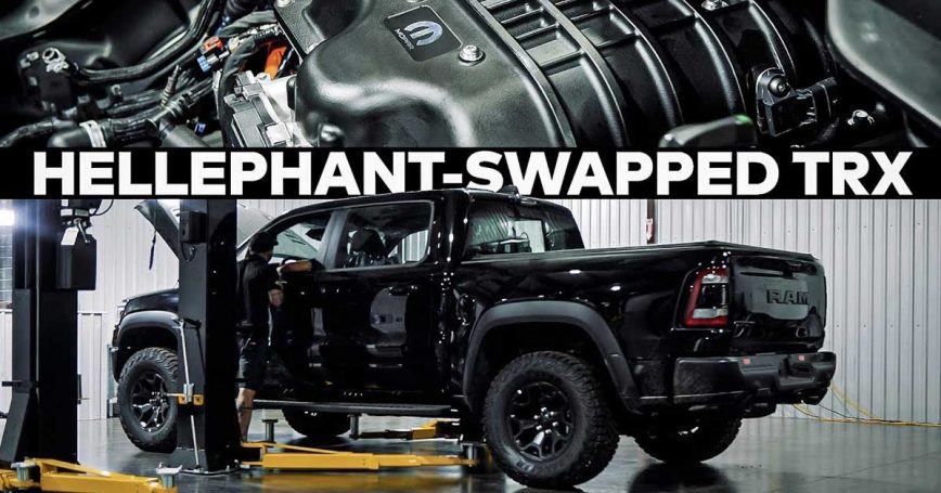 Swapping a 1000 hp Hellephant Engine Into a Ram TRX