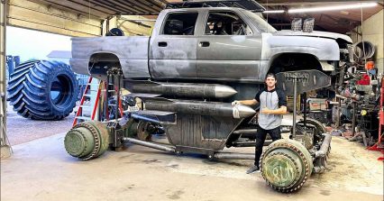 WhistlinDiesel is at it Again, This Time With a Twin-Duramax Mega Truck (With Missiles!)