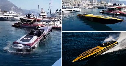 Insane Mercedes AMG Powerboat Docking in Monaco is Music to Our Ears!
