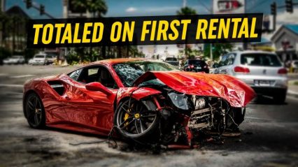Here’s What Happens When a Rental Customer Totals a Brand New $275,000 Ferrari F8 Tributo