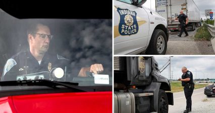 Indiana State Police Uses “Ghost Truck” to Sneak up on Aggressive Drivers