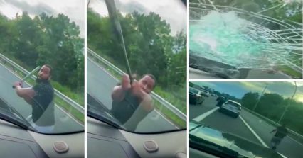Angry Driver Smashes Windshield of Dad With 2 Sons in the Car