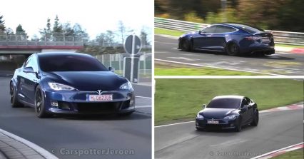 1100 HP Widebody Tesla Model S Plaid RIPS Around the Nurburgring and it’s Faster Than Most of Your Favorite Cars