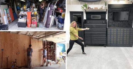 Watch a Cluttered Garage Become an Absolute Dream in Minutes