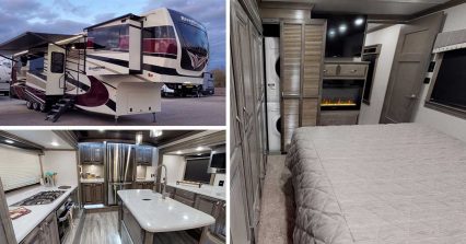 This Fifth Wheel aka “Mansion on Wheels” Has us at a Loss For Words