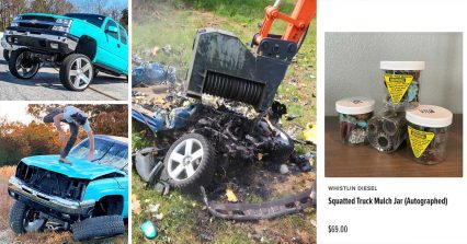 Squatted Truck Gets Mulched, and Sold in Jars (1000 Have Already Sold!)