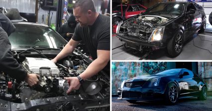 Watch Ryan Martin Build a 900 HP CTS-V For Street Outlaws “AXLADY” in 4 Days