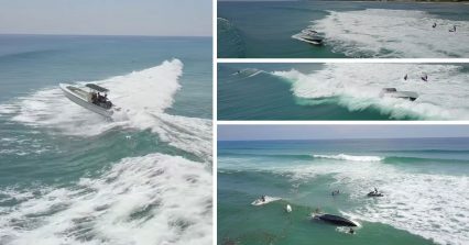 Boat Capsizes Taking on Massive Waves in Boynton Inlet