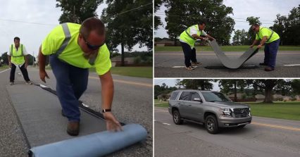 Kiss Poor Road Conditions Goodbye With This Genius Pothole Band-Aid System