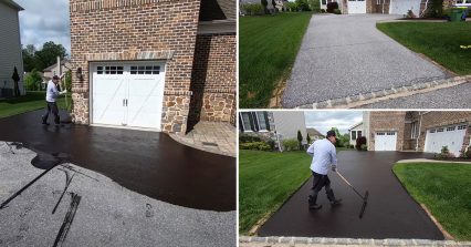 Driveway Sealcoating is a New Level of Oddly Satisfying.