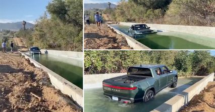 Rivian R1T Showcases Ultimate Off-Road Versatility in Submersion Test