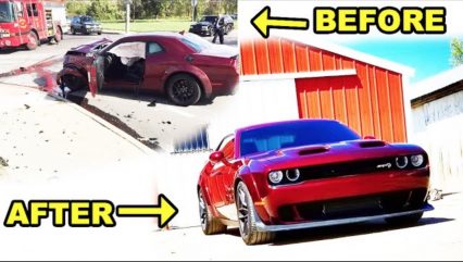Watch This Completely Destroyed Hellcat Come Back to Life