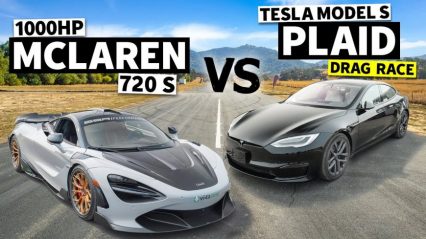 Can a 1000hp McLaren 720s Hang With a Tesla Model S Plaid?
