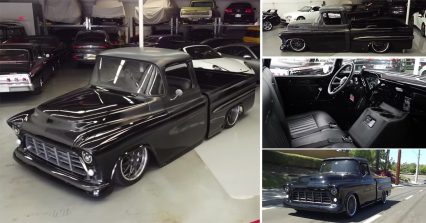 ’56 Chevy Truck Gets Slammed LS Treatment (That Sound, Though!)