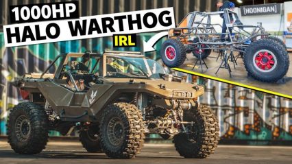 Real Life Halo Warthog With 1,000 HP, Four Wheel Steering, More!