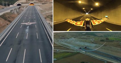 Stunt Pilot Becomes First Person to Fly Through TWO Tunnels