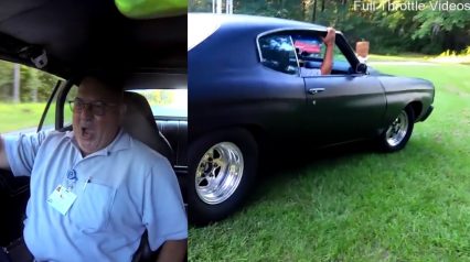 Father Goes For A Ride In a ’71 700hp 505 Big Block Chevy Chevelle!