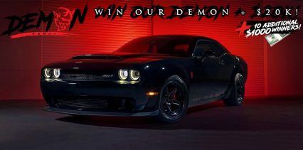 It’s Official, We’re Giving Away Stage 3 Forza Tuned Dodge Demon + $20k Cash!