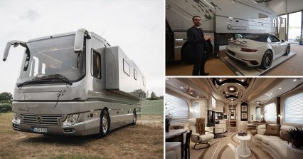 Touring a $2,000,000 Motor Home With its Own Supercar Garage