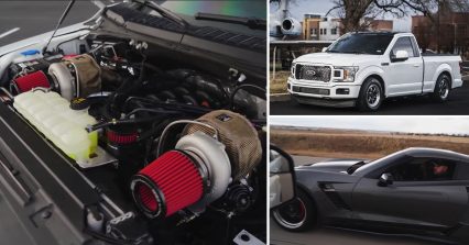 1200 HP Sleeper F-150 Smokes Z06 on the Street (The Perfect Work Truck)