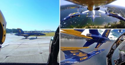 Blue Angels Cockpit Video is as Terrifying as it is Amazing