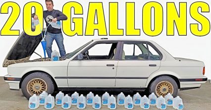 How Many Gallons of Water Will a BMW Engine Make it Through? (For Science!)