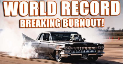 Farmtruck and AZN Go For World Record in New “Dark Roast” Burnout Car