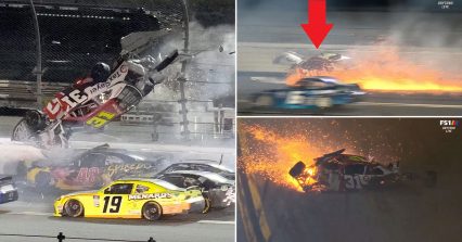Wild Wreck Tears Car to Shreds to End NASCAR Race at Daytona