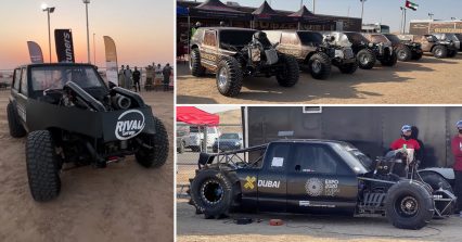 4,000 HP Sand Trucks Blast Through Desert in Drag Racing Showdown