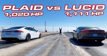1,020 HP Tesla Model S Plaid Takes on New EV That’s Even More Powerful! (1,111 HP!)