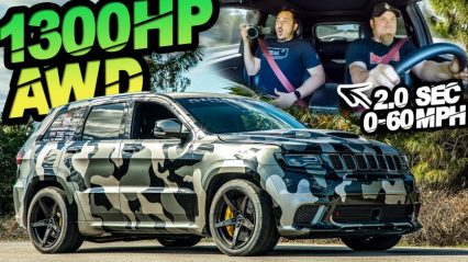 1300HP Jeep TrackHawk is a 2-Second 0-60MPH Monster!