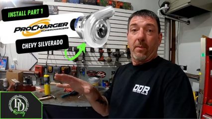 Daddy Dave Hooks up His New Silverado With a ProCharger! (Step By Step Install)