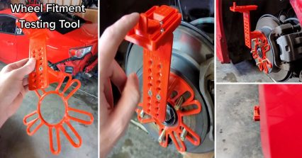 With This 3D Printed Gadget, Wheel Fitment Testing has Never Been Easier