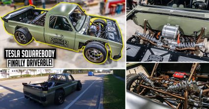 This Tesla Swapped C10 Squarebody is Actually Kind of Awesome!